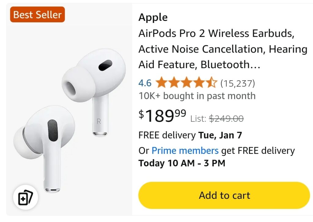 Airpods Amazon Best Seller Airpods pro 2 Christmas gift